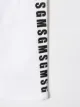 Msgm Kids logo print distressed jeans