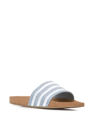 adilette slides cork