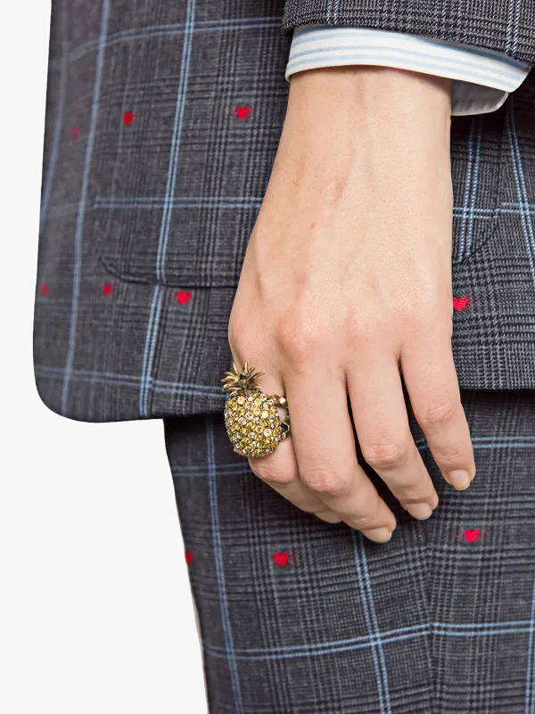 pineapple gucci ring