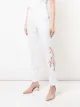 Josie Natori embroidered slim pant