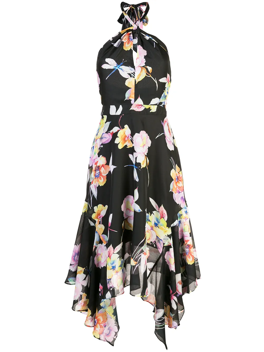 Josie Natori Garden Oasis Halterneckklänning Farfetch Josie Natori Garden Oasis Halterneckklänning Farfetch