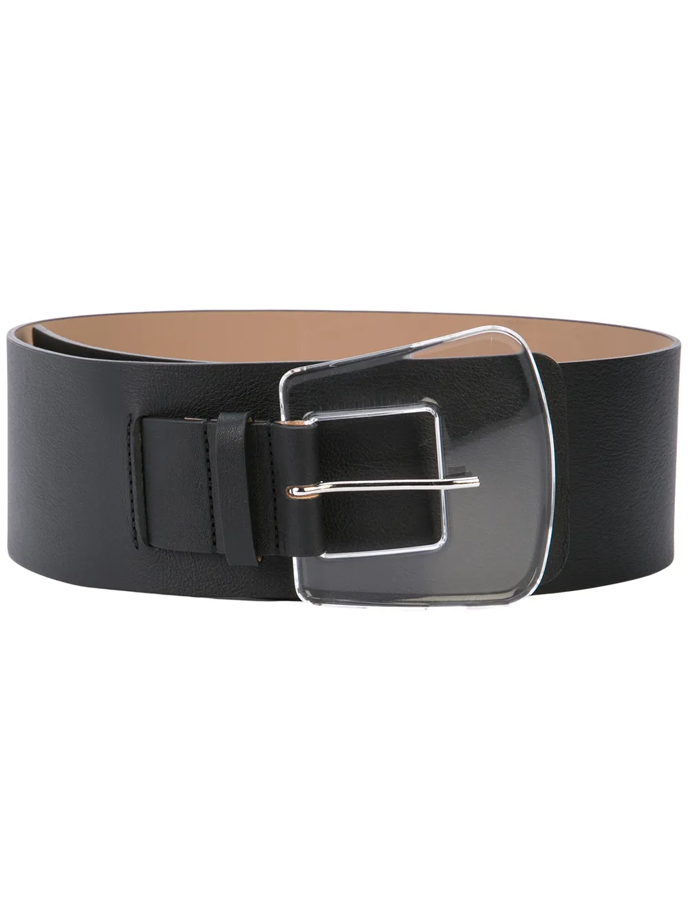 B-Low The Belt B-LOW THE BELT CLEAR BUCKLE BELT - BLACK