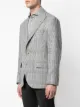 Brunello Cucinelli سترة رسمية كاروهات بصف أزرار واحد