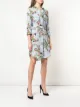 L'Agence Hemdkleid mit Blumen-Print