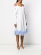 Prada Kleid mit Federn