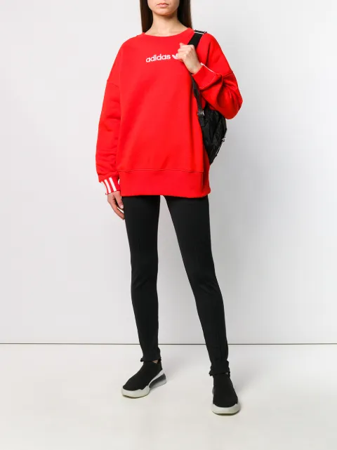 Adidas Logo Print Jumper | Farfetch.com