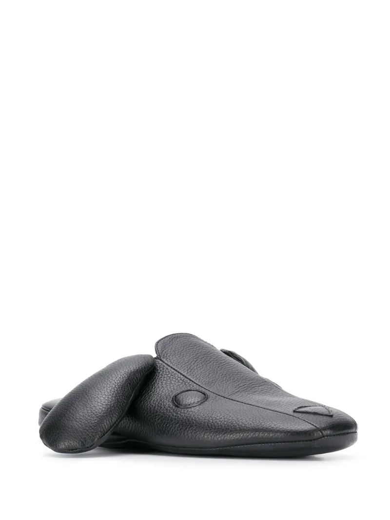 THOM BROWNE GOAT SKIN LINING HECTOR SLIPPER