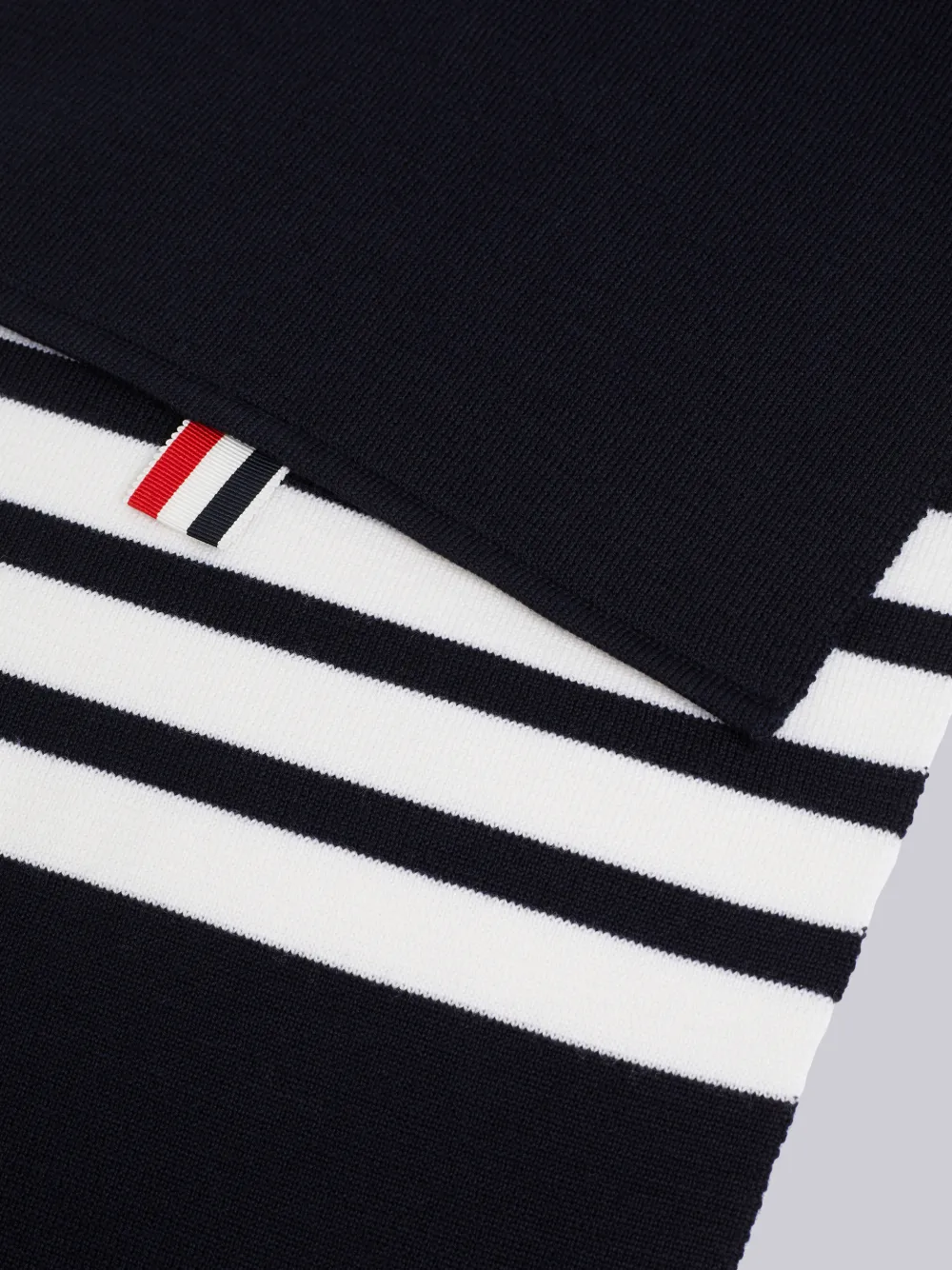 THOM BROWNE THOM BROWNE MILANO STITCH MERINO SCARF,MKS078A0001413718321