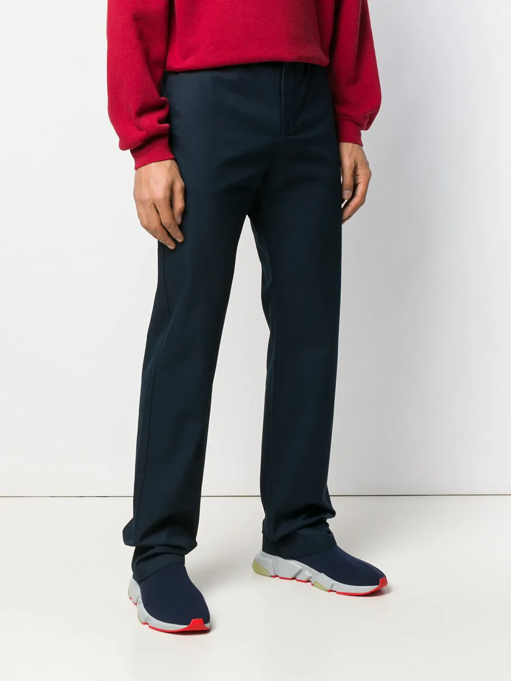  Balenciaga Weite Chino   Blau 