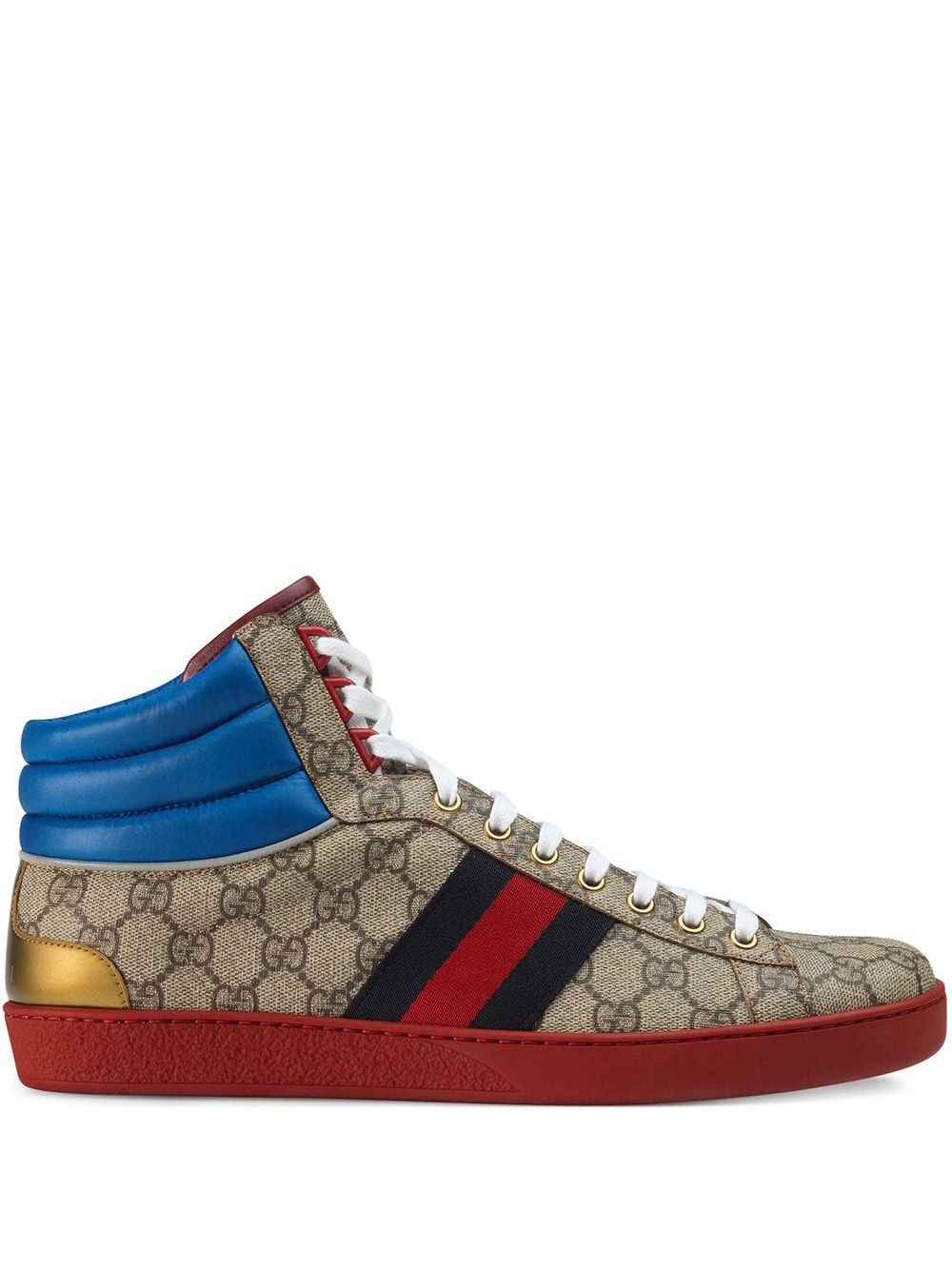 Gucci ace gg sales high top