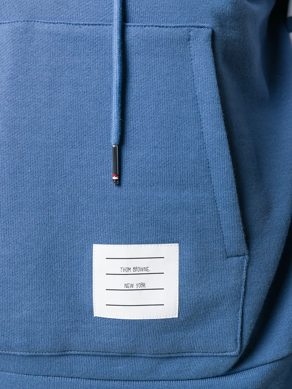 Thom Browne Hoodie Blauw