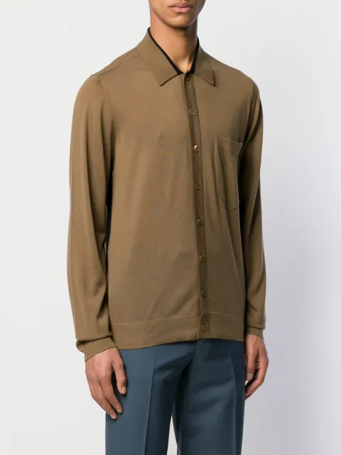 JOSEPH JOSEPH SCHMALER CARDIGAN - BRAUN