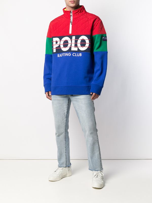 polo rafting club sweater