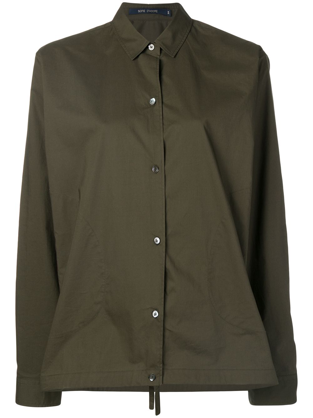 SOFIE D'HOORE SOFIE D'HOORE PLAIN SHIRT - GREEN