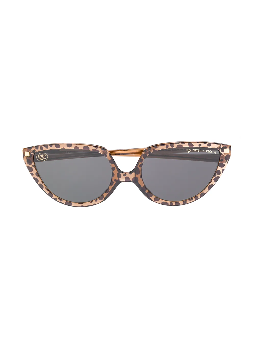 Mykita x Martine Rose SOS zonnebril - Bruin