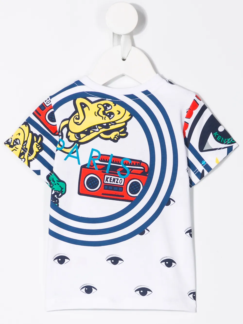 фото Kenzo kids футболка с графическим принтом