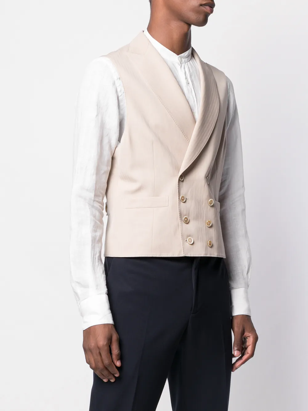 фото Brunello cucinelli двубортный жилет