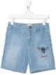الصورة 1 من Gucci Kids شورت جينز بطبعة نحل