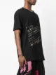 Yohji Yamamoto футболка с принтом