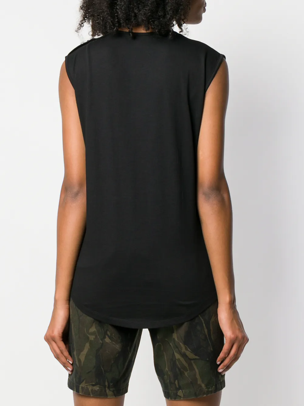 Balmain Top verfraaid met knopen Zwart