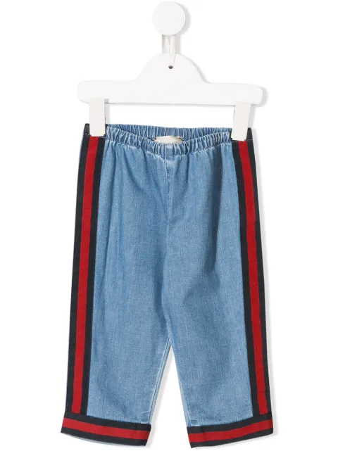 gucci stripe jeans