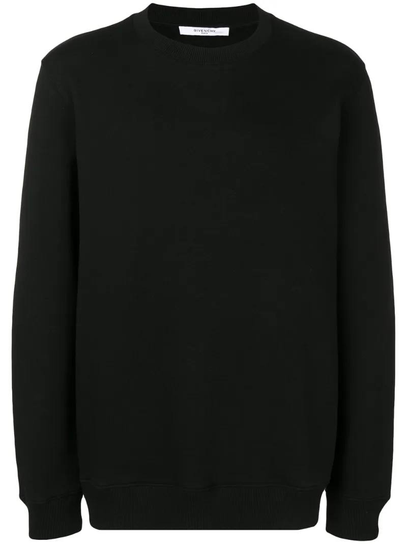 Givenchy – 4G embroidered back sweatshirt – men – Polyester/Cotton – S, XL, M, L – Black