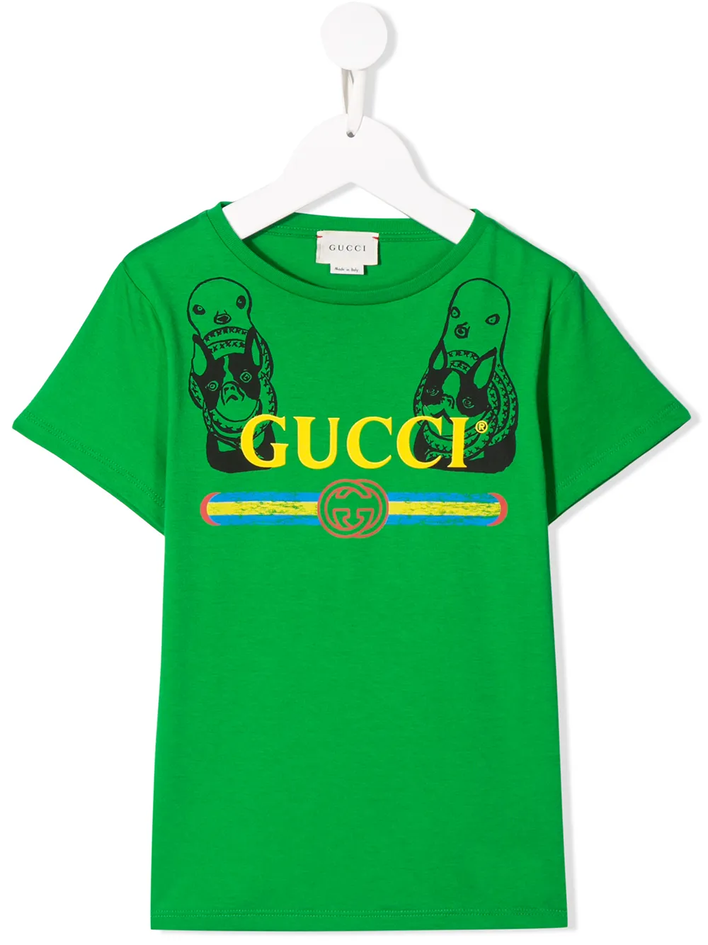 фото Gucci kids футболка с принтом логотипа