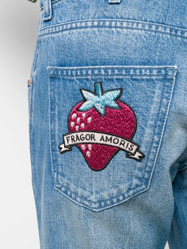 gucci strawberry pants