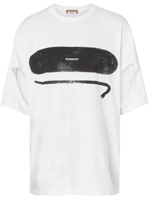 burberry cut out short sleeve