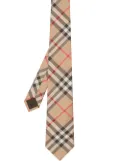 Burberry Modern Cut Vintage Check Silk Tie - Brown