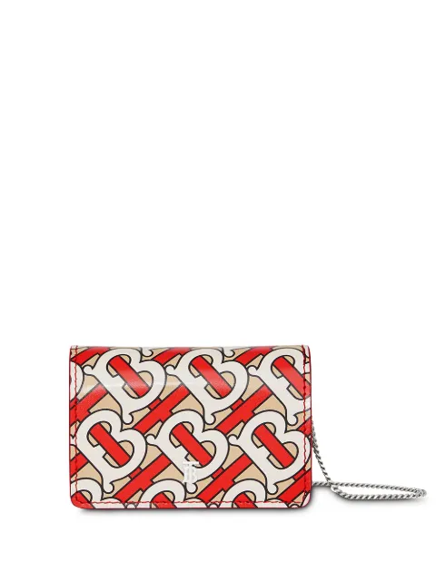 burberry monogram print crossbody wallet
