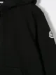 Moncler Kids كنزة بشعار مخيوط وغطاء رأس وسحاب