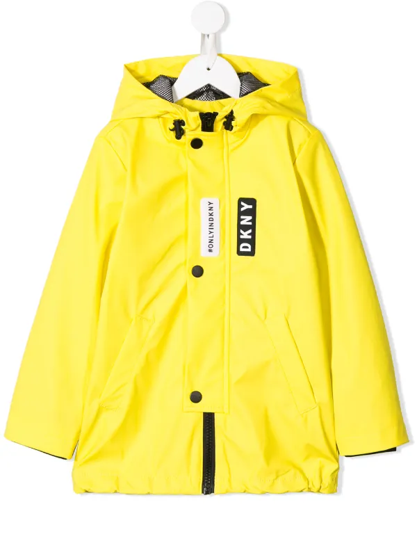 dkny raincoat with hood