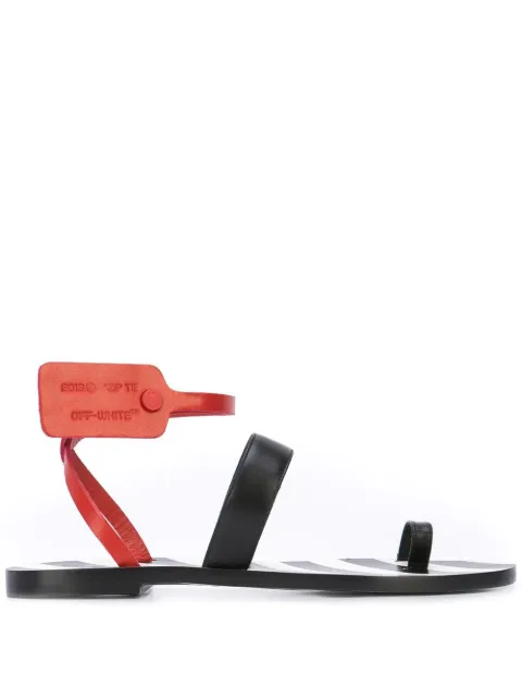 Off-White toe strap sandals