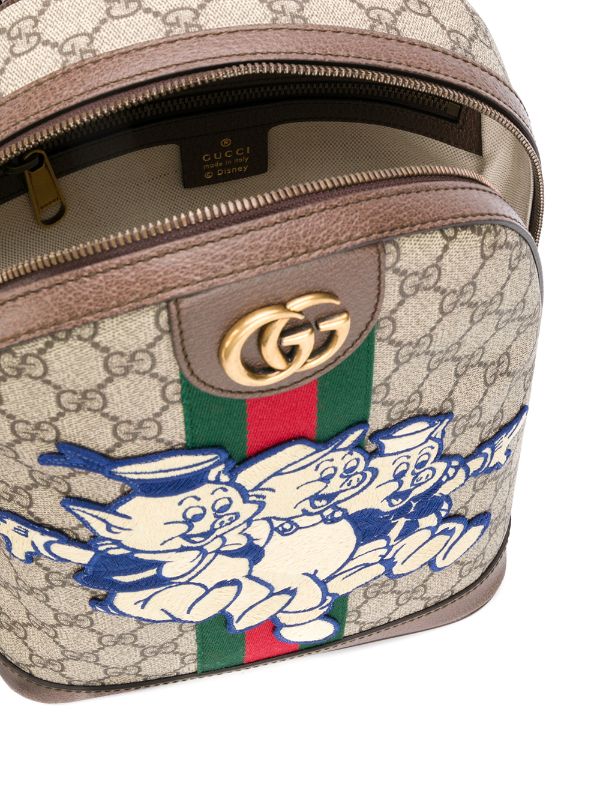 gucci 3 pigs backpack