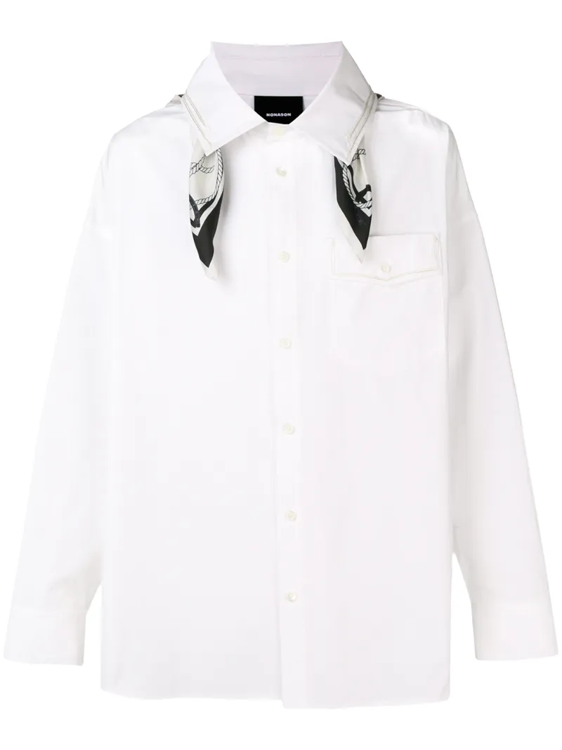 NONO9ON bandana detailed shirt
