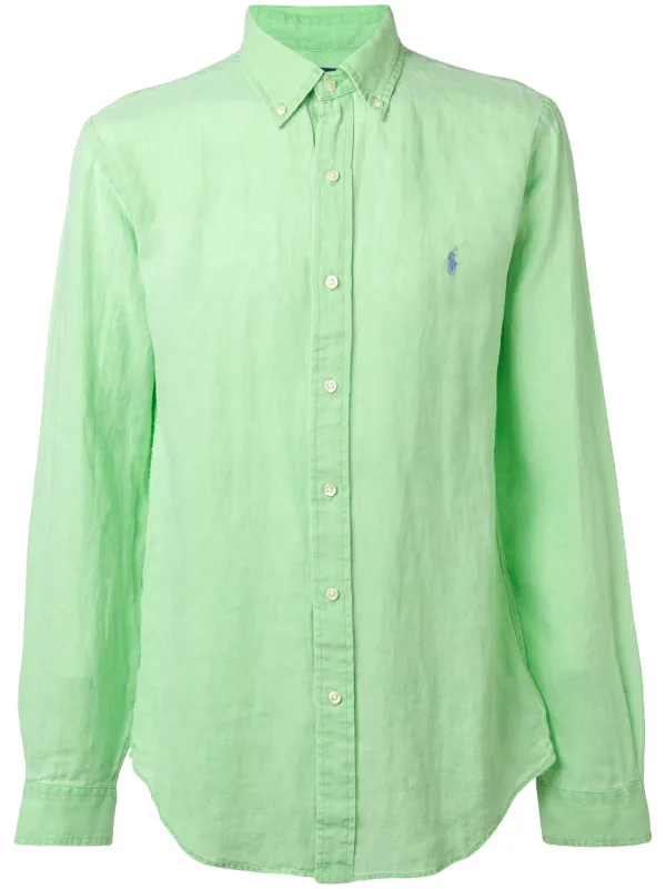 polo ralph lauren shirt green