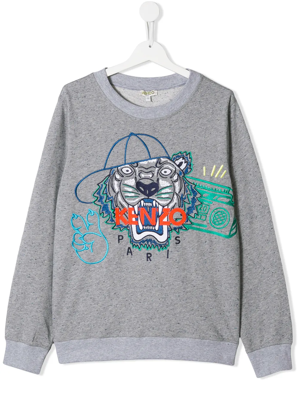 Kenzo Kids толстовка с вышитым логотипом
