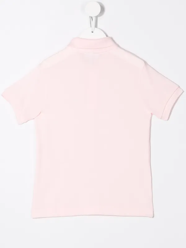 Lacoste Kids Embroidered Logo Polo Shirt Pink FARFETCH PH