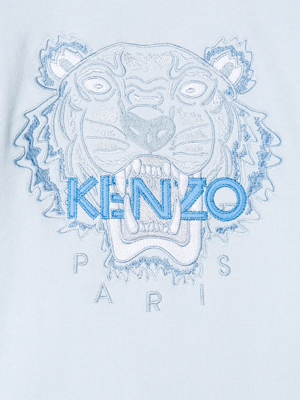 фото Kenzo kids толстовка с вышивкой тигра