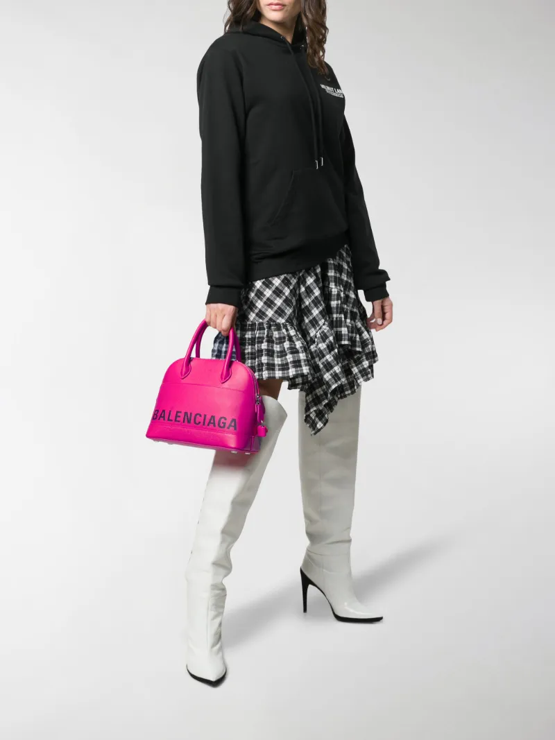 balenciaga pink ville bag