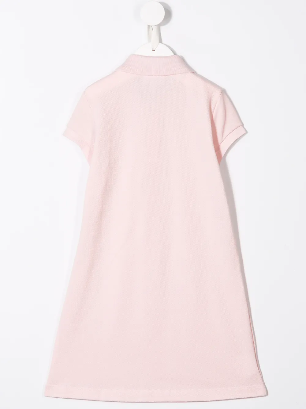 фото Lacoste kids платье-рубашка с воротником-поло