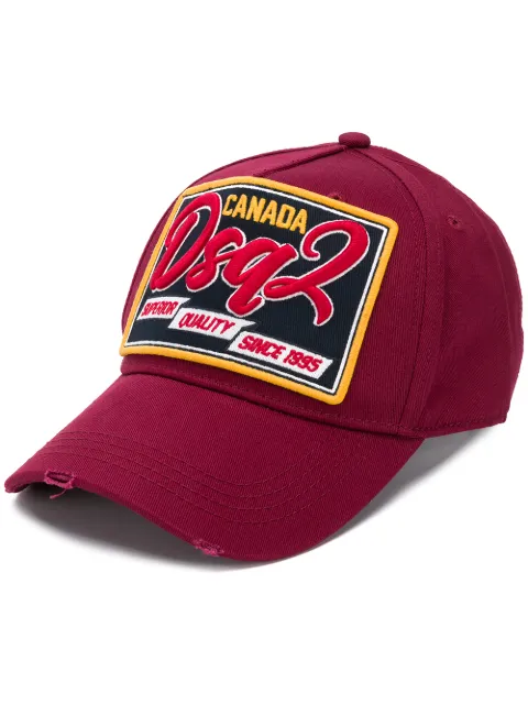 DSQUARED2 logo patch baseball cap