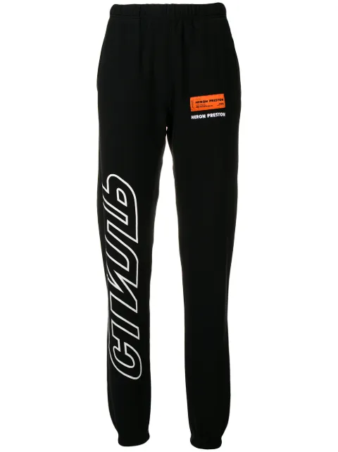 Heron Preston pantalon de jogging à logo contrastant