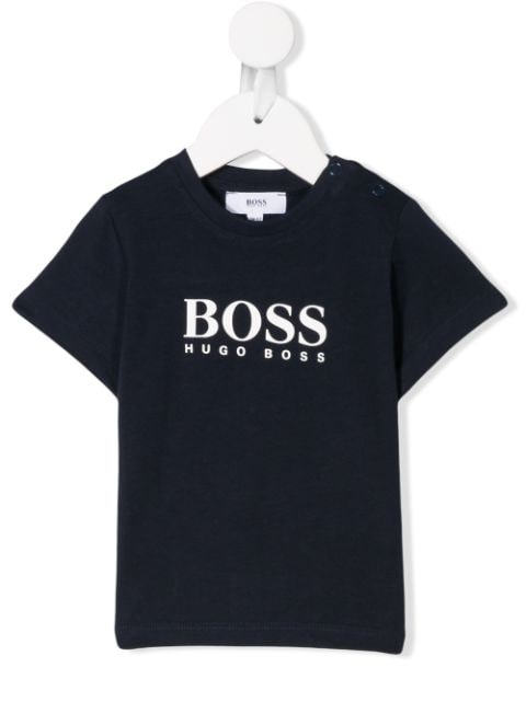 BOSS Kidswear playera con logo
