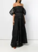 LOEWE puff sleeve long dress
