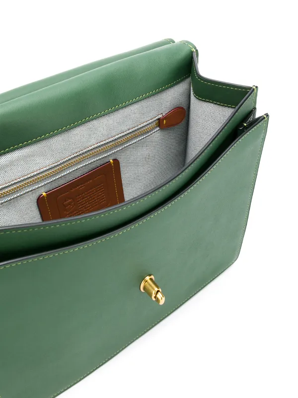 coach willis top handle green