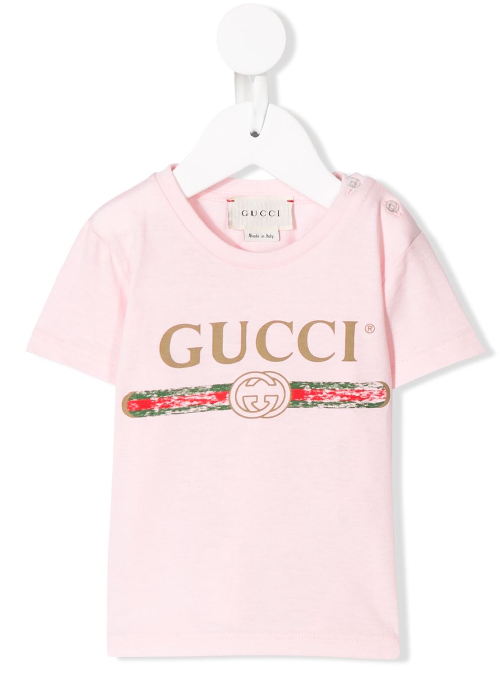фото Gucci kids футболка с принтом логотипа