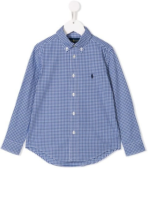 Ralph Lauren Kids gingham print shirt