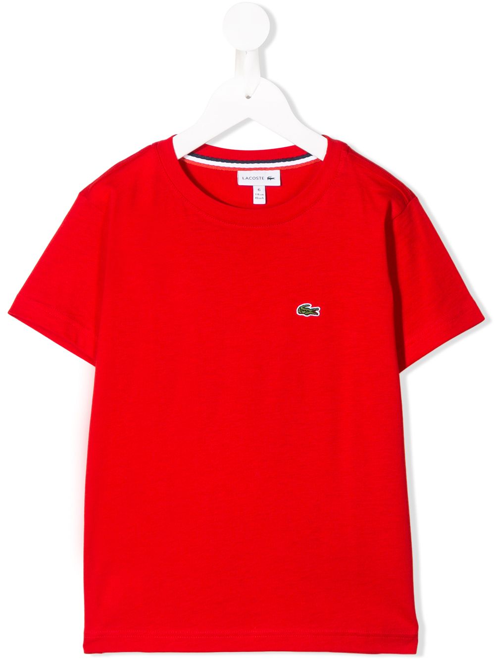 фото Lacoste kids футболка с вышитым логотипом